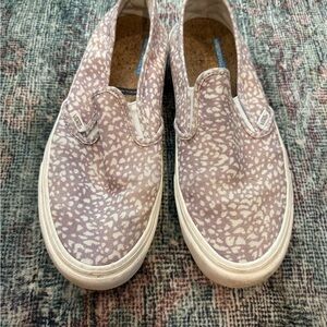 Vans Leopard Print Slip-On Sneakers